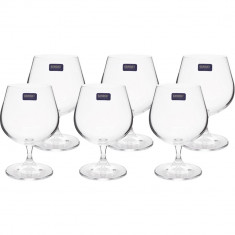 Set 6 pahare cristal coniac Bohemia Banquet, 400 ml foto