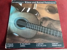 DISC VINIL DAS GITARRENDUO KLAUS UND RAINER FELDMAN foto