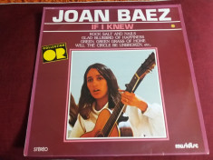 DISC VINIL JOAN BAEZ - IF I KNEW foto