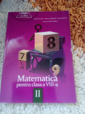 Matematica clasa VIII-semestrul 2-Mircea Fianu, Marius Perianu foto