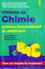 Sinteze de chimie pentru bacalaureat si admitere - Chimie anorganica, organica, exercitii si probleme - Autor(i): colectiv foto