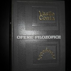 VASILE CONTA - OPERE FILOZOFICE {1967, editie ingrijita de Nicolae Gogoneata} foto