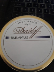 Cutie de colectie tutun pipa Davidoff blue mixture foto