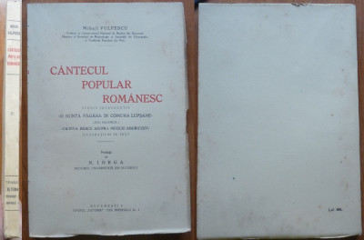 Vulpescu , Cantecul popular romanesc , O nunta pagana la Lupsani , 1930 , ed. 1 foto