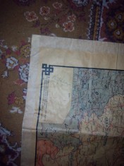 Harta Veche Romania 1925 foto