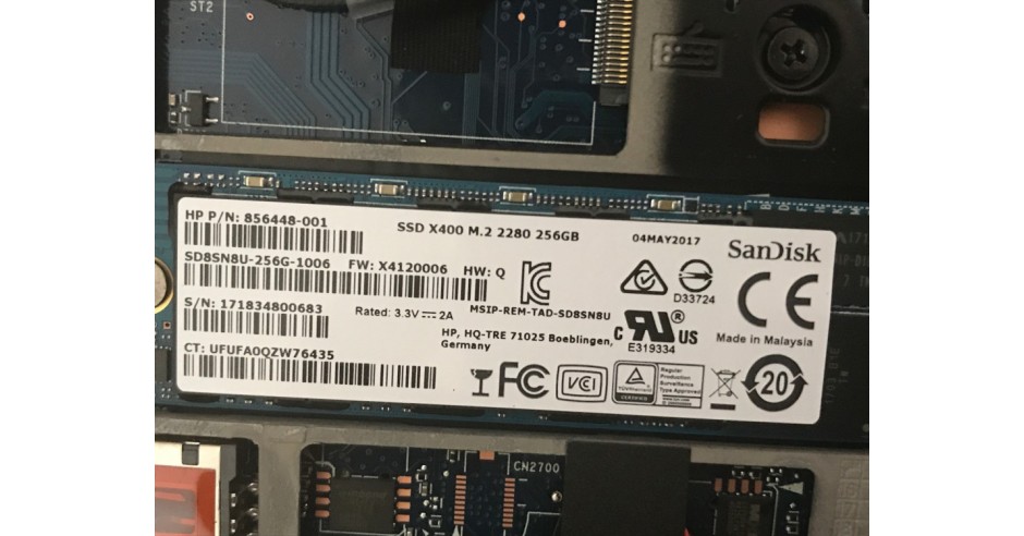SSD SanDisk X400 256Go SATA III 2.5" - Modèle SD8TB8U-256G - Occasion Mais Fonctionnel