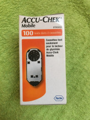 Testere glicemie Accu-Chek Mobile ( 100 bucati ) foto