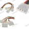 Adaptor alimentare Molex, 1 tata - 3 mama - 128220