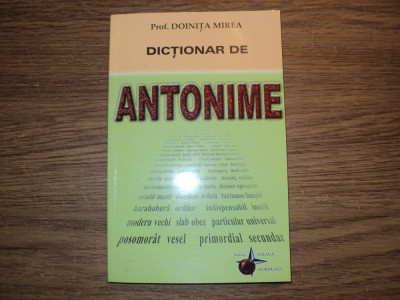 Dictionar de antonime de Doinita Mirea foto