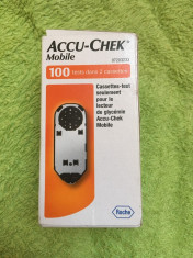 Testere glicemie Accu-Chek Mobile ( 100 bucati ) foto