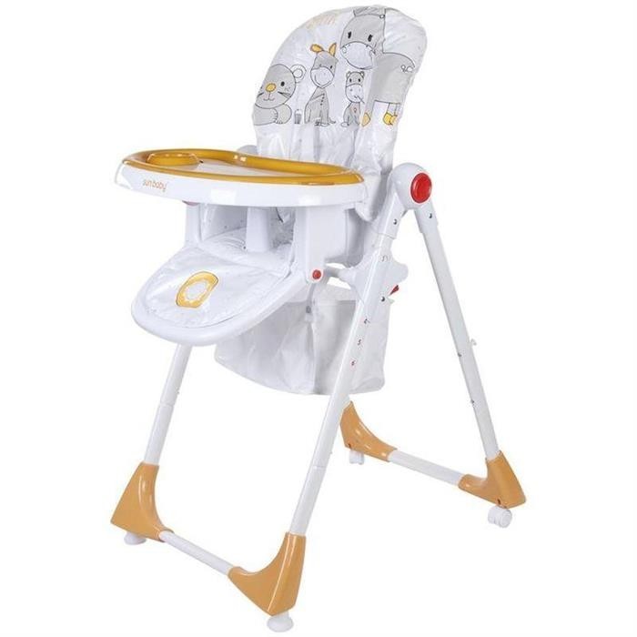 Scaun De Masa Comfort Lux - Sun Baby - Portocaliu foto mare Scaun De Masa Comfort Lux - Sun Baby - Portocaliu foto mare