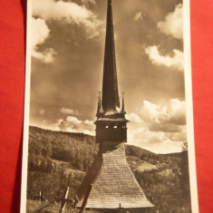 Ilustrata interbelica - Biserica de Lemn din Transilvania