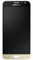 Display cu touchscreen Samsung Galaxy J3 (2016) J320 auriu original foto