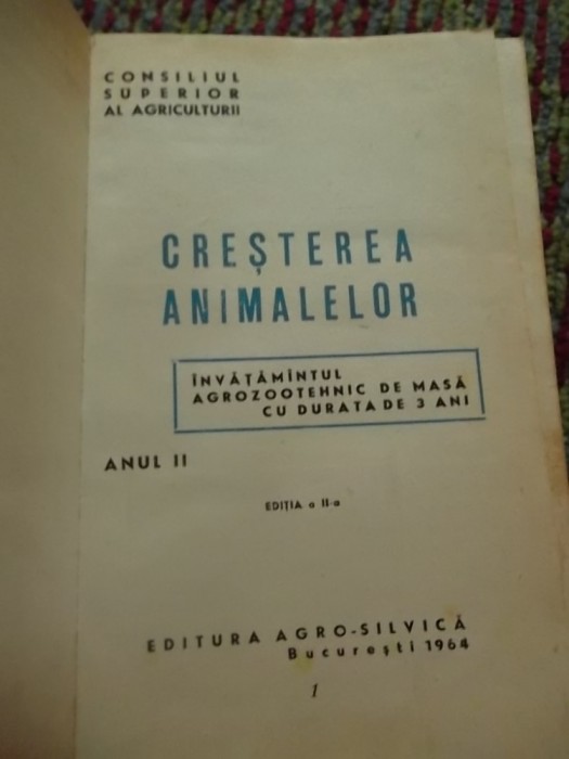 CRESTEREA ANIMALELOR