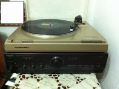 Vand pickup Marantz model TT130, semi automatic beltdrive foto