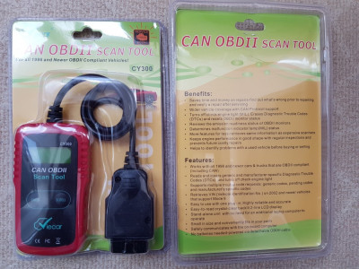 Diagnoza auto Viecar CY300 ELM327 OBD2 - VC300, suporta protocol SAE J1850 foto