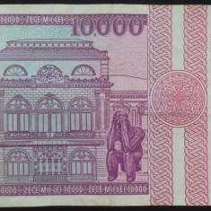 Bancnota 10000 LEI - ROMANIA, anul 1994 * cod 719 = Seria C0032 - 824592