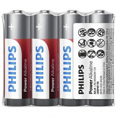 Baterii Philips Power Alkaline AA 4-FOIL W/ STICKER foto