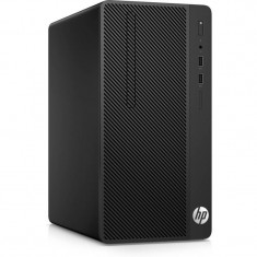 Sistem desktop HP 290 G1 MT Intel Core i3-7100 4GB DDR4 256GB SSD Windows 10 Pro Black foto