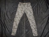 Colanti Dama Gri, Pantaloni Lungime Completa, Model Mulat, Vascoza si Elastan, Marimi L, XL