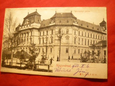 Ilustrata - Oradea circulat 1903 - piesa clasica foto