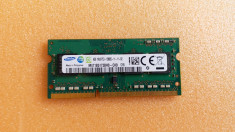 Memorie Laptop Samsung Sodimm DDR3 4 GB 1600 Mhz PC3-12800 MHz foto