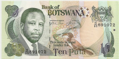 BOTSWANA 10 PULA 2002 UNC foto