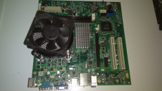 Placa de baza LGA 775 + Procesor Core 2 Duo E7500 + Cooler / 2 x DDR3 / Video foto