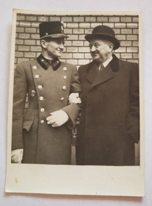 Fotografie veche, 1939, militar, familie