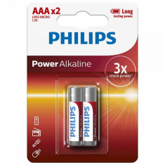 Baterii Philips Power Alkaline AAA 2-BLISTER foto