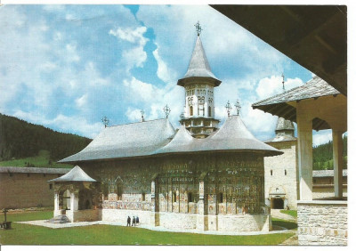 (A) carte postala(ilustrata)-SUCEAVA-Manastirea Sucevita foto