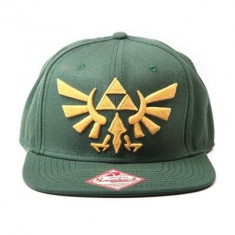 Sapca Zelda Golden Logo Dark Green foto