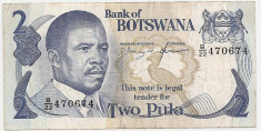 BOTSWANA 2 PULA ND(1982) F foto