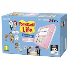 Consola Nintendo 2DS Pink&amp;amp;White Tomodachi Life foto