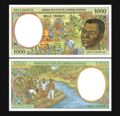 Guineea Ecuatoriala 2000 - 1000 francs UNC foto