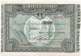 SPANIA BILBAO 100 PESETAS 1937 XF