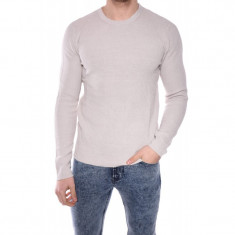 Pulover Barbati Jack&amp;amp;Jones Jprjosh Knit Crew Neck Silver Gray foto