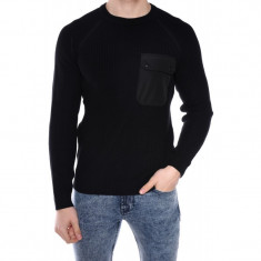 Pulover Barbati Jack&amp;amp;Jones Jcohouston Knit Crew Neck Black foto