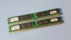 Kit 4GB DDR2 Desktop,2x2GB,Brand Kingston,800Mhz,PC2-6400,CL6 foto