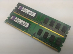 4 GB DDr2 Kingston Dual channel 2*2GB 4GB DDR2 667 Mhz PC2-5300 KVR667D2N5/2G foto