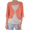 Cardigan Dama Only New Lucia 2/4 Short Coral