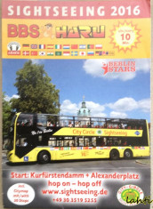 Berlin - harta turistica (Sightseeing) foto