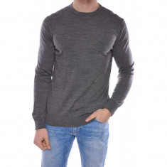 Pulover Barbati Jack&amp;amp;Jones Jjprmark Knit Crew Neck Grey Melange foto