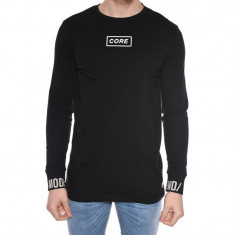 Bluza Barbati Jack&amp;amp;Jones Jcocarlos Tee Ls Crew Neck Negru foto