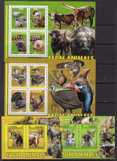 St.Vincent 2014 fauna domestica 2 klb.+ 2 bl. MNH w46 foto