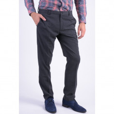 Pantaloni Lana Jack&amp;amp;Jones Premium Check Gri Inchis foto