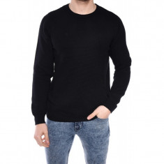 Pulover Barbati Jack&amp;amp;Jones Jcowatt Knit Crew Neck Negru foto