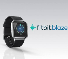 Ceas Smartwatch Fitness Fitbit Blaze Small Negru foto