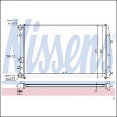 Radiator racire apa VW Polo 9N 1.2 NISSENS cod 652711 foto