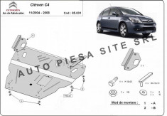 Scut metalic motor Citroen C4 fabricat intre 2004 - 2008 cod APS-05,031 foto